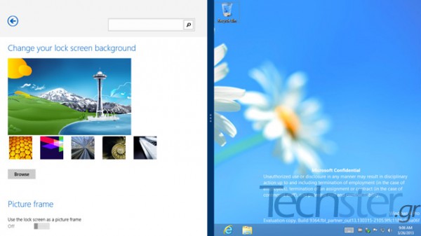 Windows Blue build 9364, τα χαρακτηριστικά της leaked έκδοσης