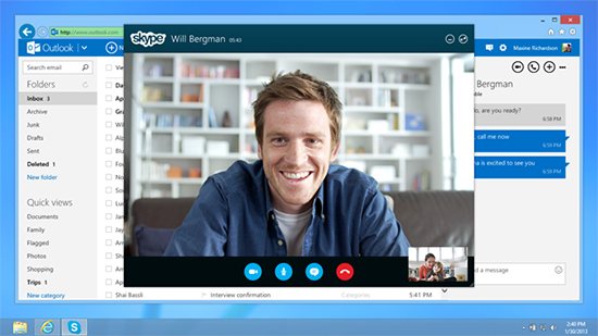 Το Skype ήρθε στο Outlook.com, βίντεο-κλήσεις μέσω του browser
