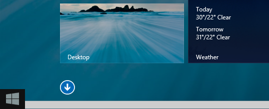 Πώς λειτουργεί το κουμπί Start στα Windows 8.1 Preview
