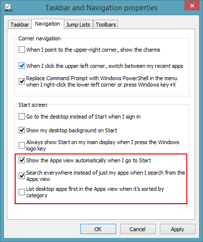 Πώς λειτουργεί το κουμπί Start στα Windows 8.1 Preview