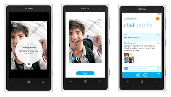 Τα video-μηνύματα ήρθαν στο Skype για Windows Phone 8