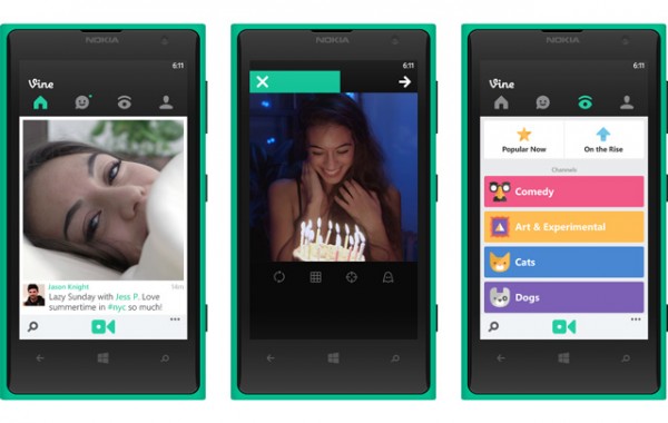Vine app, διαθέσιμο επίσημα για Windows Phone 8