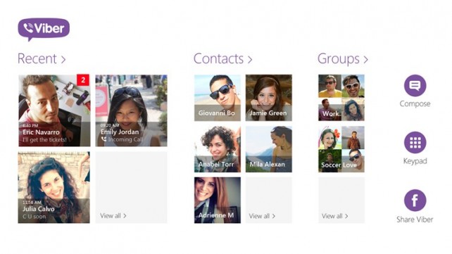 Το Viber ήρθε στο Windows Store, δωρεάν συνομιλίες και στα Windows 8.1