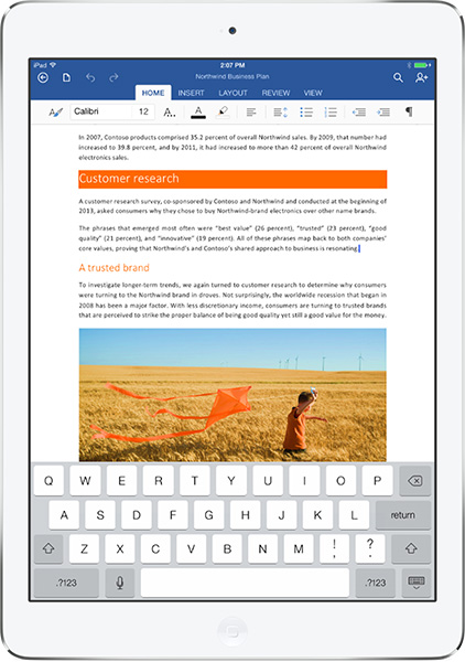 Office για iPad, τώρα διαθέσιμο σε όλους δωρεάν