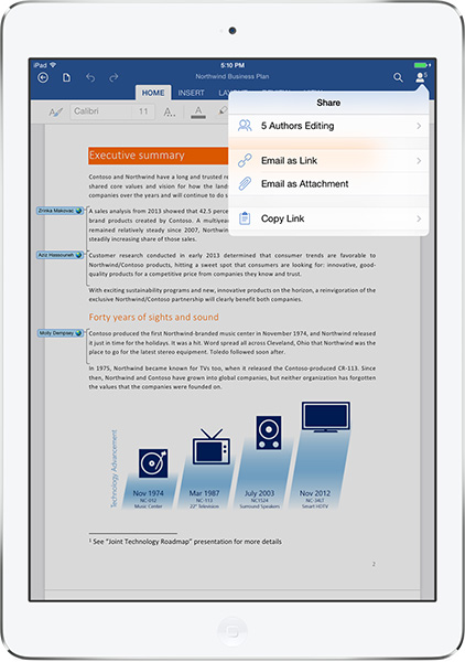 Office για iPad, τώρα διαθέσιμο σε όλους δωρεάν