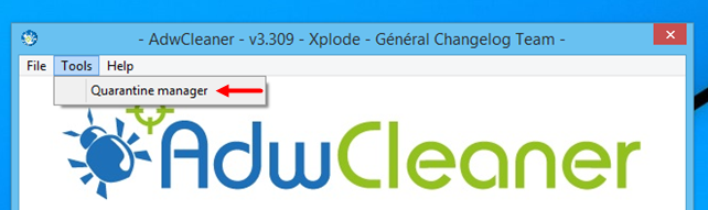AdwCleaner, αφαίρεση adware, toolbars και ανεπιθύμητων προγραμμάτων